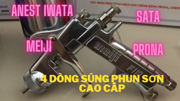 04 thương hiệu súng phun sơn cao cấp trên thị trường