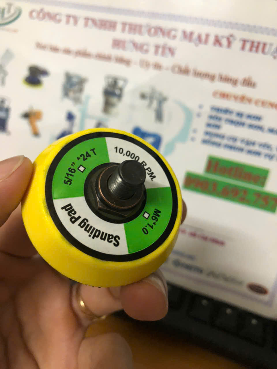 Đế chà nhám 2 inch