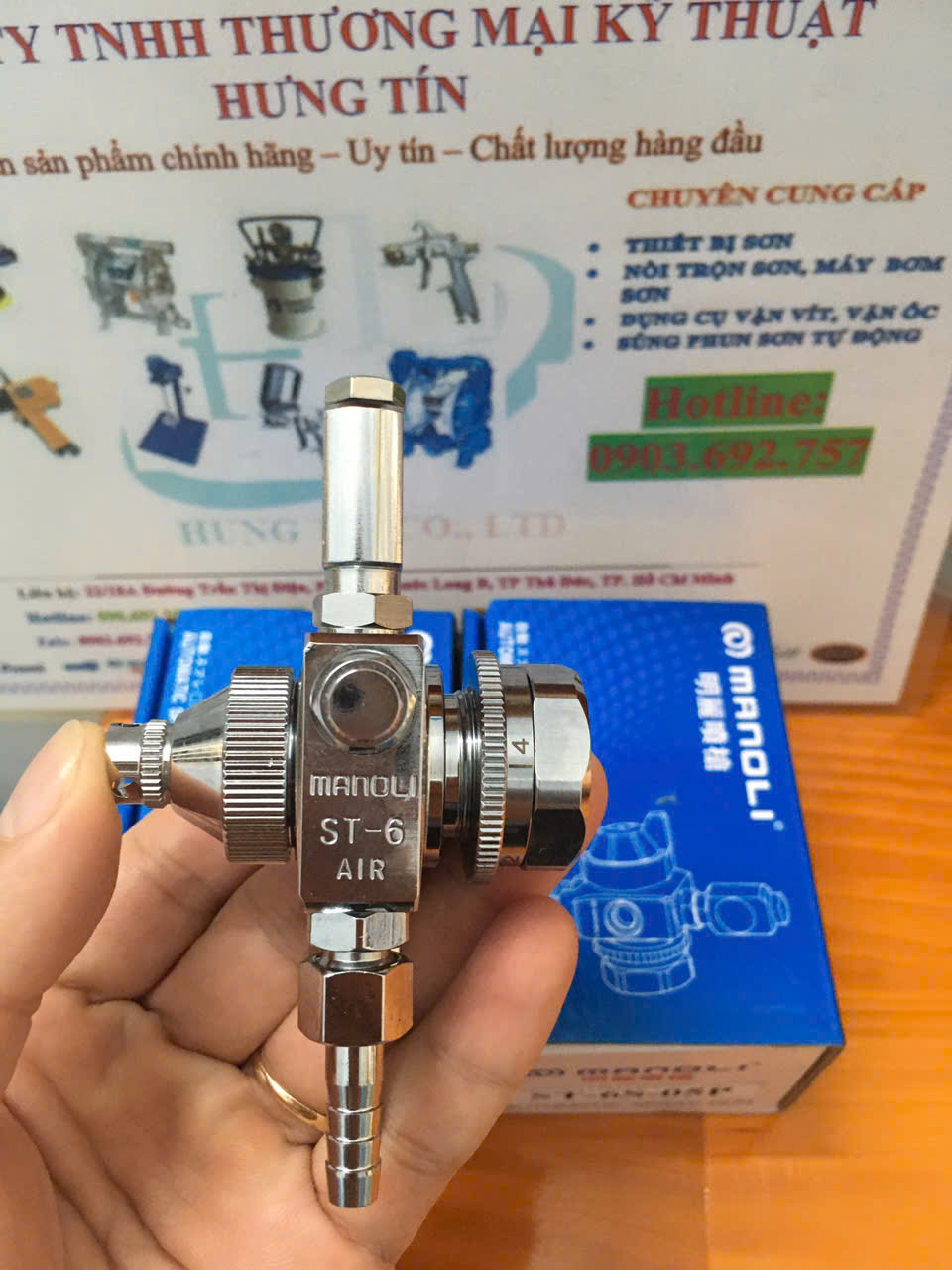 Dụng cụ phun sơn ST-6S-05P Manoli 0.5mm