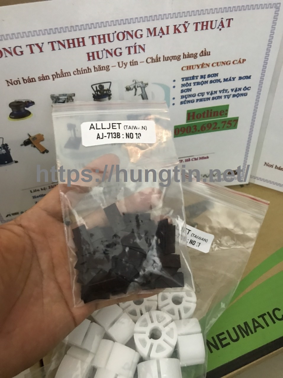 Lá phíp máy chà nhám alljet AJ-713B chính hãng