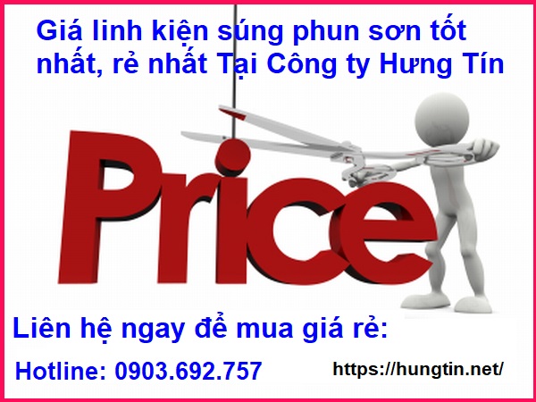 Linh kiện súng phun sơn gồm những gì? Ở đâu bán linh kiện súng phun sơn?