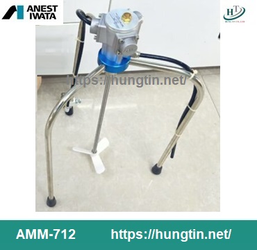 Máy khuấy sơn mini AMM-712 Anest Iwata hoạt động bằng khí nén