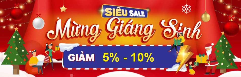 Mừng Giáng Sinh năm 2021 khuyến mãi từ 5% đến 10%