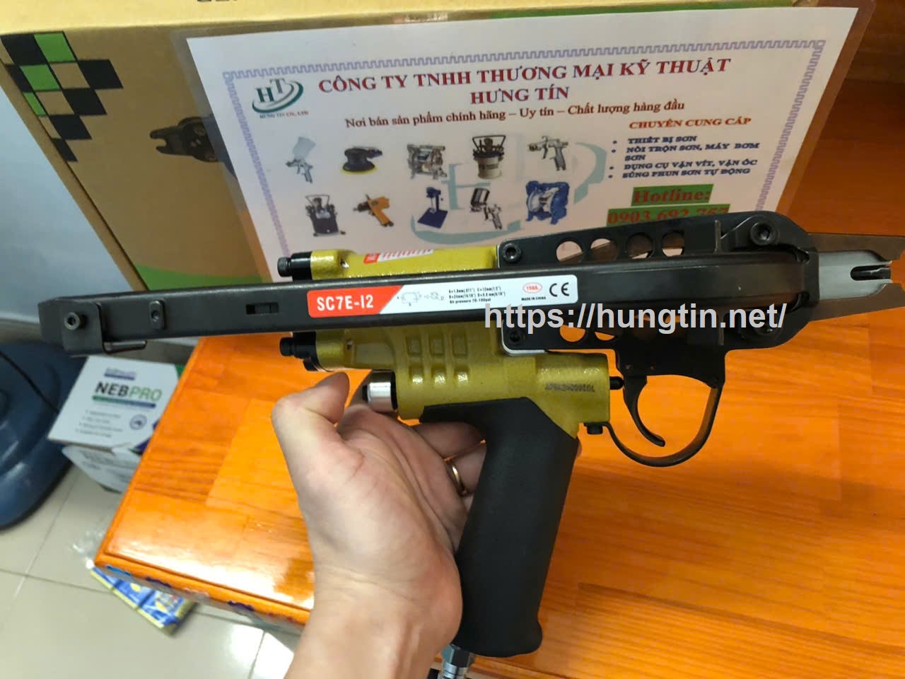 Súng bắn đinh C lớn Meite SC7E