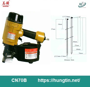 Súng bắn đinh cuộn Meite CN70B