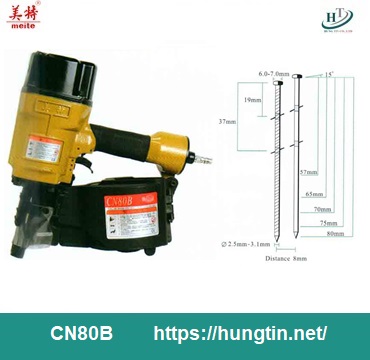 Súng bắn đinh cuộn Meite CN80B