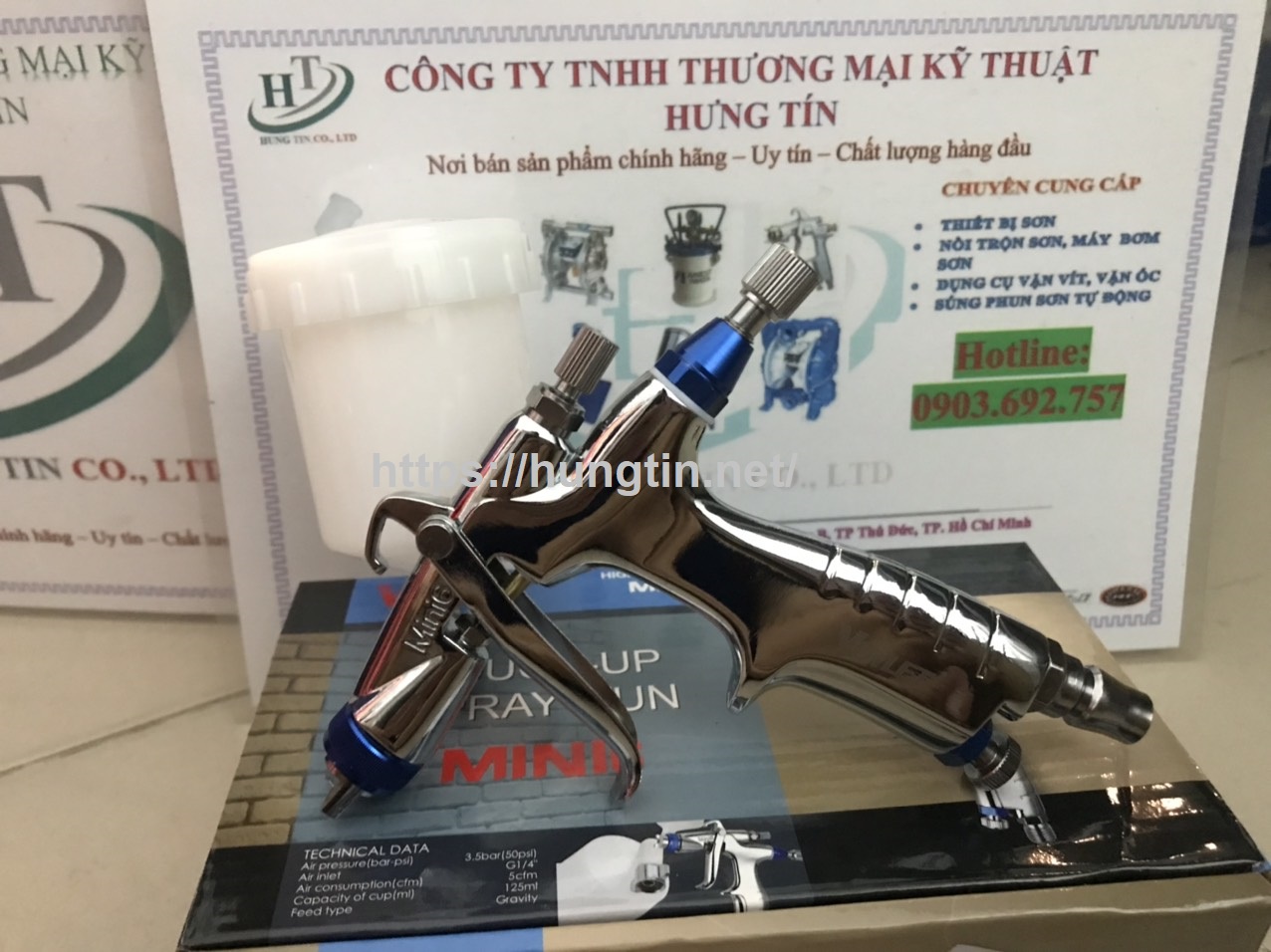 Súng phun sơn dặm tỉa Voylet mini6