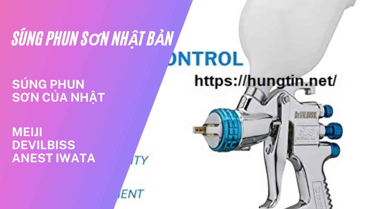 Súng phun sơn Nhật Bản, súng phun sơn của Nhật