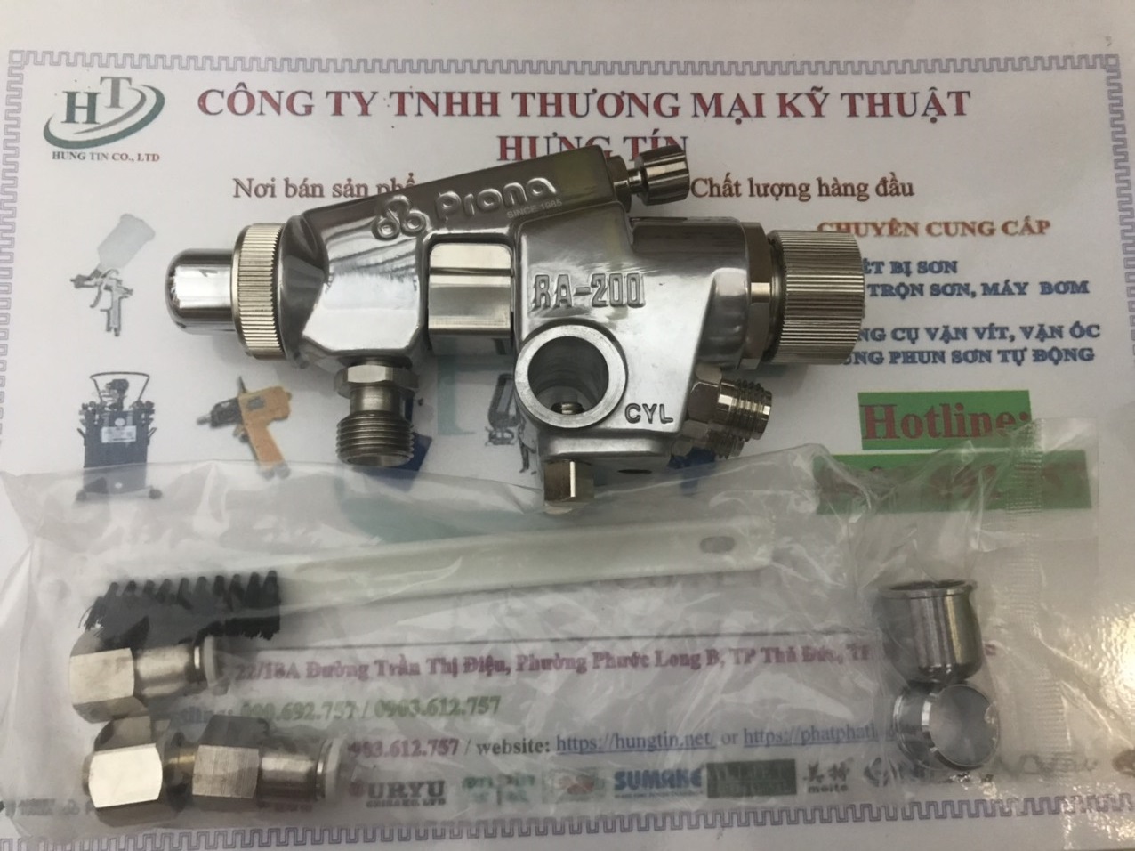 Súng phun sơn sần Prona SGD-RA200 chính hãng
