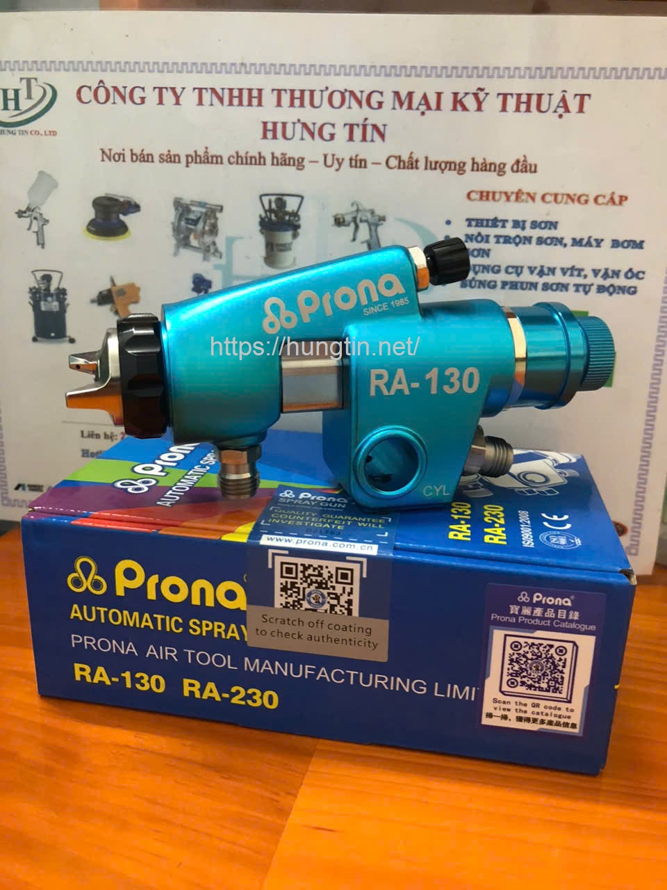 Súng phun sơn tự động đài loan PRONA RA-130-P13
