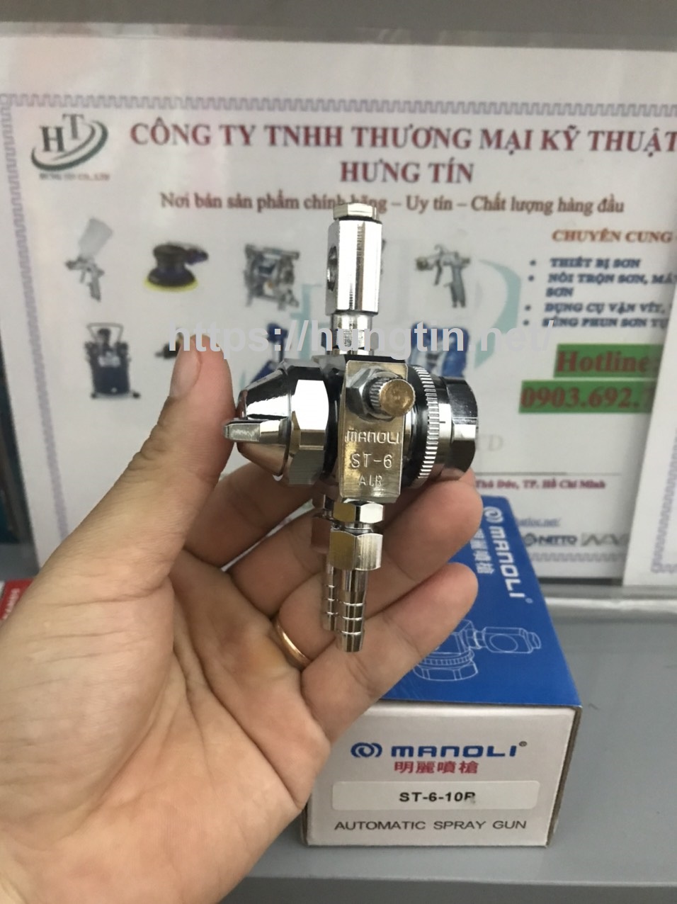 Súng phun sơn tự động ST-6 Manoli