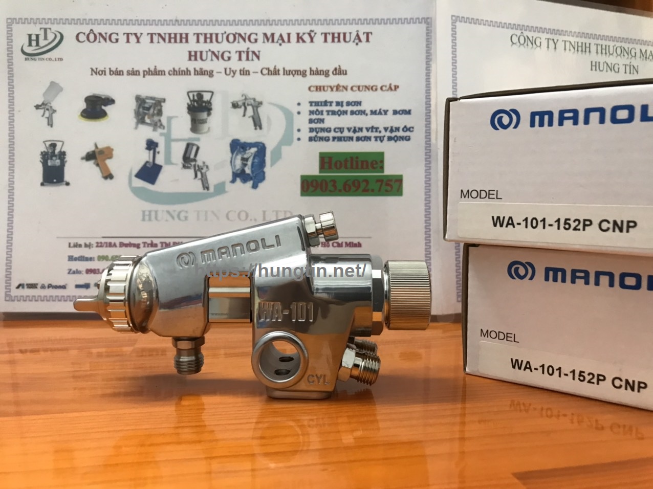 Thiết bị phun sơn tự động đài loan Manoli WA-101-152P